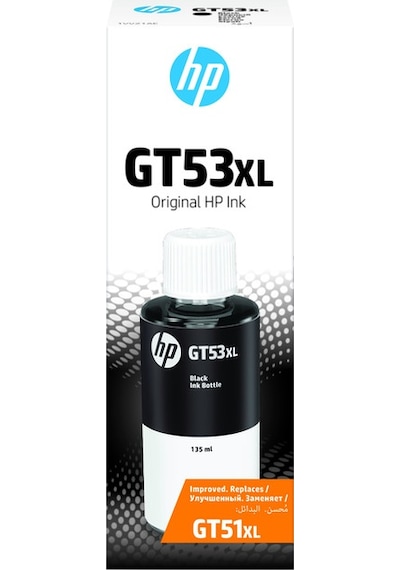 HP 1VV21AE Black Mürekkep Şişe 135 ml. (GT53XL)