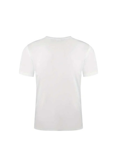 Panda Baskı Tekstil Never Give Up Baskılı Özel Tsarım Oversize Tshirt Beyaz