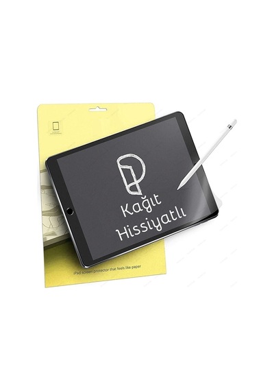 Apple Uyumlu iPad Air 5. Nesil 2022 10.9" Inç M1 Paperlike Nano Kırılmaz Ekran Koruyucu Kağıt Hissli Kılıf