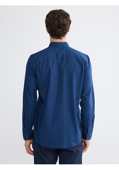 Lcwaıkıkı Classic Lacivert Regular Fit Oxford Erkek Gömlek