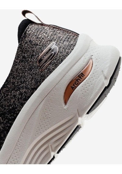 Skechers Arch Fit D'Lux - Glimmer Dust Kadın Siyah Spor Ayakkabı 149689 Bkrg Siyah Skechers Arch Fit D'Lux - Glimmer Dust Kadın Siyah Spor Ayakkabı 149689 Bkrg Siyah