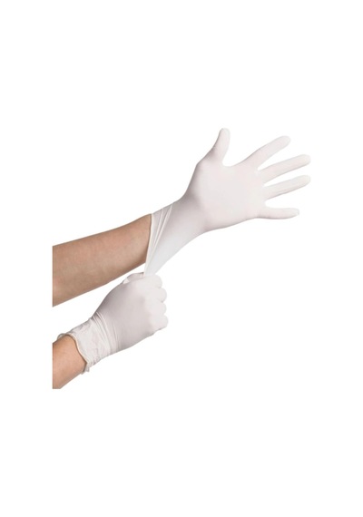 Haspet Latex Pudralı L Beden Eldiven 100lük