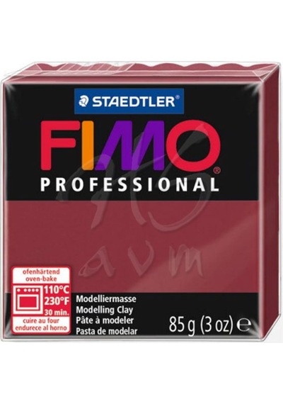 Fimo Professional Doll Art Polimer Kil 85G No 23 Bordeaux