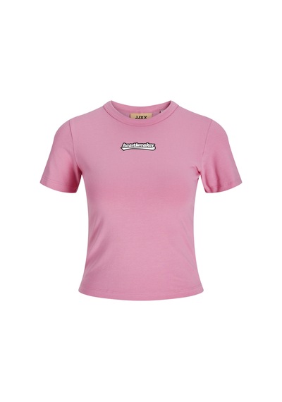 Jack & Jones Kadın Bisiklet Yaka Baskili Tişört - Gigi - 12268775 Morning Glory