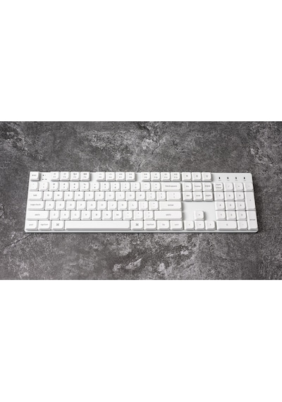 K5-SE Kablosuz-White Backlight-Gateron Red Switch-Low Profile - W