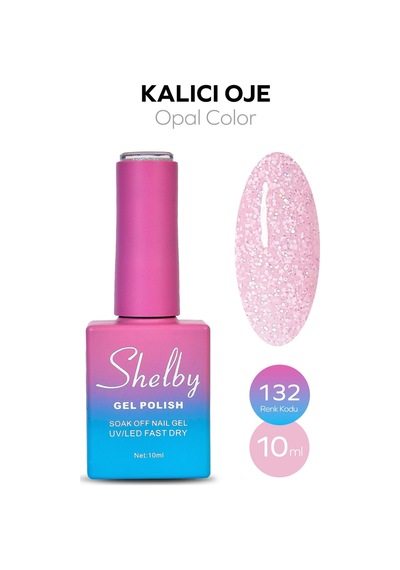 Shelby 10 Ml. A132 Opal Renk Kalıcı Oje