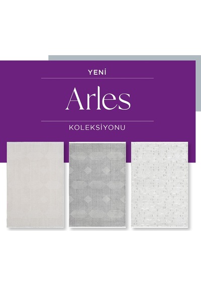 Royal Halı Arles Fj01a Krem Akrilik Yumuşak Dokulu Modern Çizgili Halı