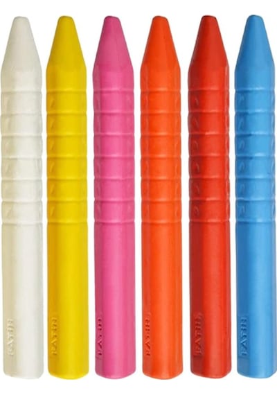 Jumbo Mum Boya 12 Li 1 Paket 12 Renk Jumbo Mumboya Elleri Kirletmeyen Yıkanabilir Silinebilir Karton Kutu