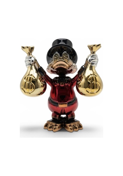 Billionaire Duck Dekoratif Ördek Biblo Kırmızı 40 Cm