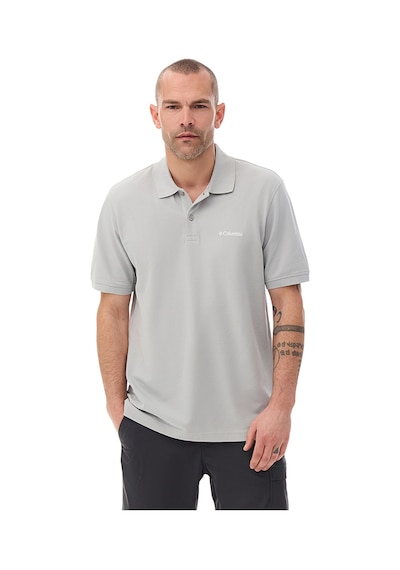 Columbia Cascade Range Solid Polo Iı Erkek Gri Outdoor Polo Yaka T-shirt Cs0214-019