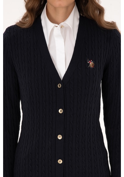 U.s. Polo Assn. Kadın Lacivert Hırka Triko 50317789-vr033 Lacivert