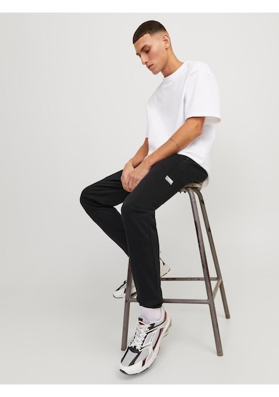 Jack & Jones Erkek Spor Siyah Eşofman Altı - 12184970 Siyah