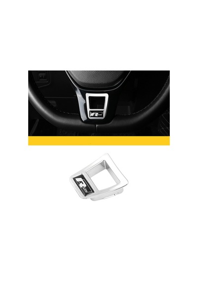 R-Line Direksiyon Logosu Siyah Sportif Görünüm / Dıka06