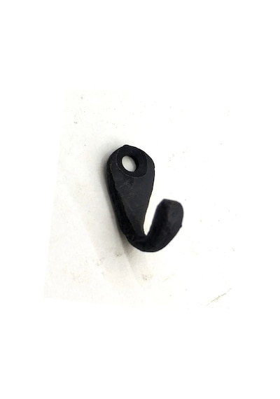 Antika Tarz Dekoratif Pirinç Tekli Mini Askı - 27x11 Mm, Oksit Renkli