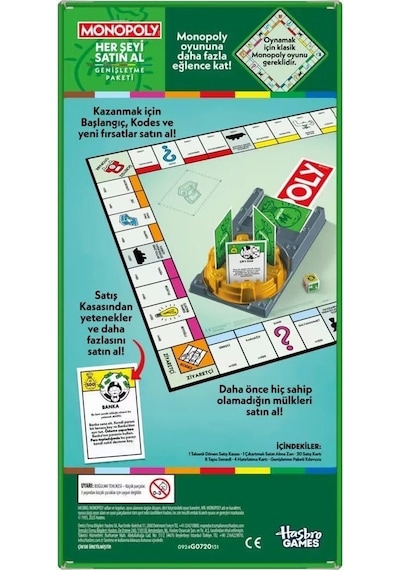 G0720 Monopoly Her Şeyi Al - Genişletme Paketi
