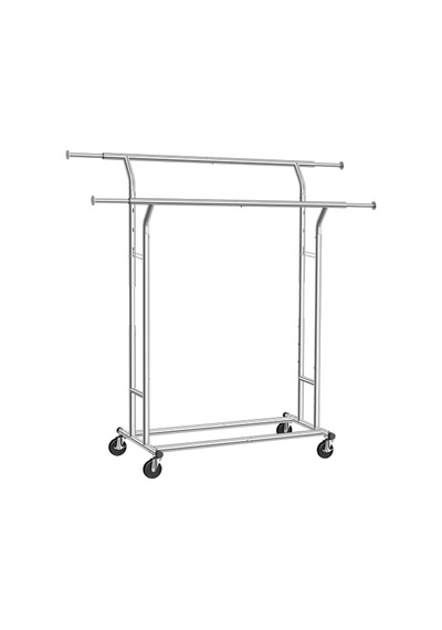 Songmıcs Metal Vestiyer Gardırop, 110 Kg'a Kadar Dayanıklı, Uzunluk 129-169 Cm, Krom Kaplamalı Hsr12s Ahşap - Siyah Songmıcs Metal Vestiyer Gardırop, 110 Kg'a Kadar Dayanıklı, Uzunluk 129-169 Cm, Krom Kaplamalı Hsr12s Ahşap - Siyah
