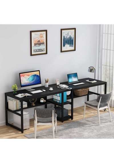 Zizuva Zizuva Tasarım Kitaplıkla Bölmeli Modern 2 Kişilik Çalışma Masa (541023960) Zizuva Zizuva Tasarım Kitaplıkla Bölmeli Modern 2 Kişilik Çalışma Masa (541023960)