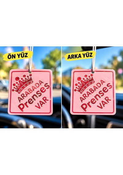 Arabada Prenses Var Temalı Oto Dikiz Aynası Kokusu 001