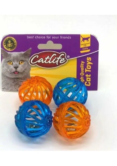 Catlife Zilli Kedi Oyuncağı 4'lü