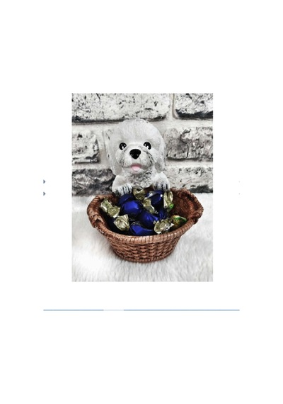El Yapımı Dekoratif Köpek,