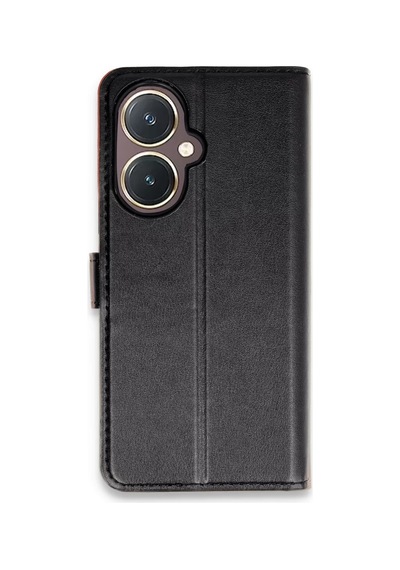 Newface Vivo Y27 Kılıf Trend S Plus Kapaklı Kılıf - Siyah