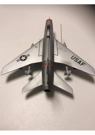 North American F-100 C Super Sabre Pm Model Avcı-bombardıman Uçağı Demonte Plastik Maketi