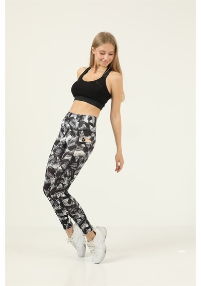 Missmaral Kadın Tayt Yüksek Bel Çift Cepli Siyah - Beyaz Yıldız Desenli Dijital Slim Fit 1058 Siyah - 188143480 Siyah Missmaral Kadın Tayt Yüksek Bel Çift Cepli Siyah - Beyaz Yıldız Desenli Dijital Slim Fit 1058 Siyah - 188143480 Siyah