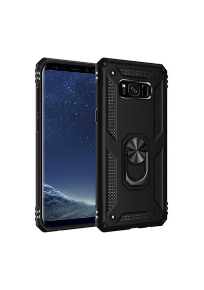 Galaxy S8 Plus Kilif Zore Vega Yüzüklü Standli Zirh Kilif 556703770