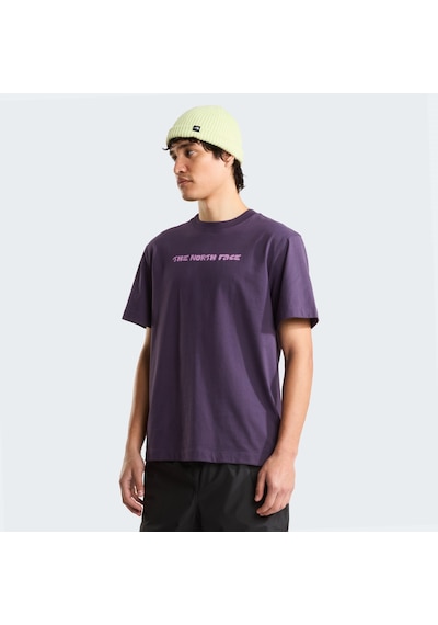 The North Face M Logo Twist Relaxed Short Sleeve Tee-gr Erkek T-shirt-32863 Mor