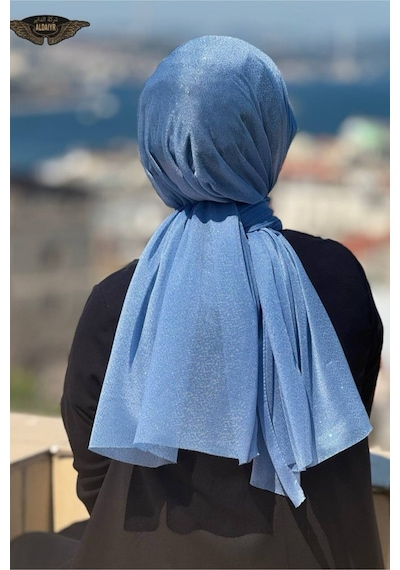 Aldaıyr Simli Şifon Şal Çok Rrenkli29