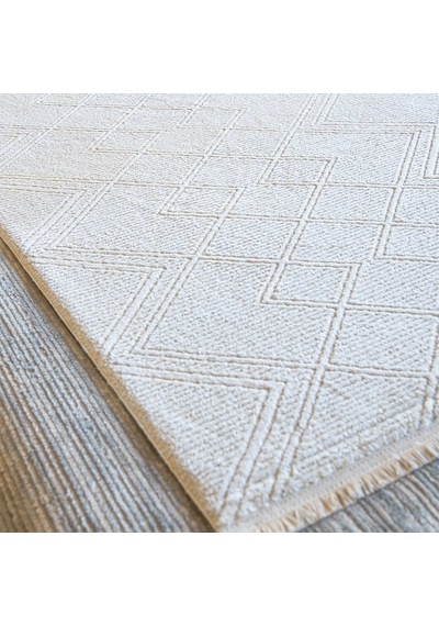 Hoom Rugs Norm 6220 Beyaz Modern Salon Halısı Beyaz