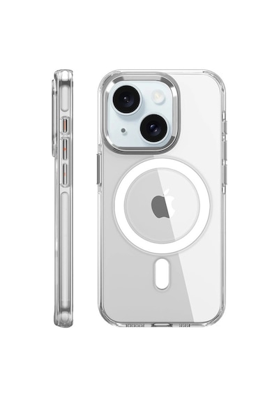 Joko Apple İphone 15 Pro Kılıf Crystal Magsafe Kapak - Şeffaf 0.2M-Çok Renkli
