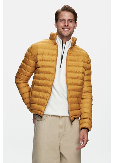 Ucla Northwın Sarı Fermuarlı Ve Cepli Polyester Standard Fit Erkek Mont - Sarı