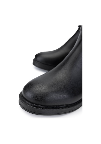 Tamer Tanca Kadın Vegan Siyah Casual Çizme 1065 39-6005 Bn Czm Sk24-25 Sıyah Cılt Siyah