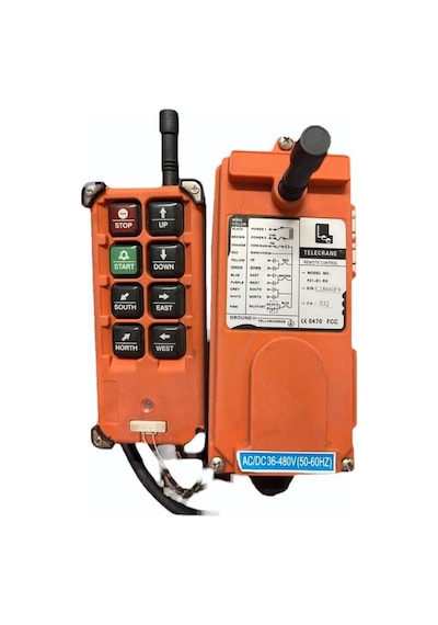 Telecrane F21-e1b ,20v..65vac/dc 6xtek Hız Buton Vinç Kumanda Takım