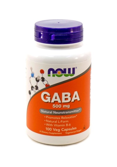 Now Foods B-6 Vitaminli Gaba 500 Mg 100 Bitkisel Kapsül