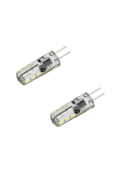 2 W - 220 V Ledli Kapsül Ampul G4 Duylu İğne Bacaklı Led Ampul Beyaz Işık 2 Adet