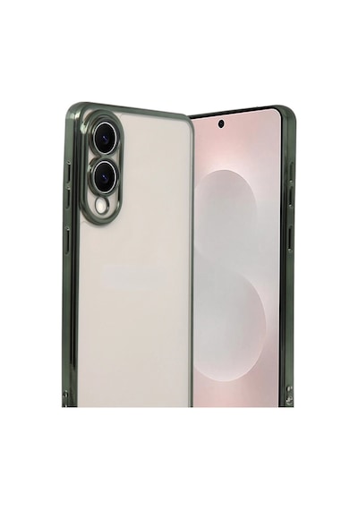 Samsung Galaxy Uyumlu. S25 Edge Razer Lensli Silikon - Yeşil