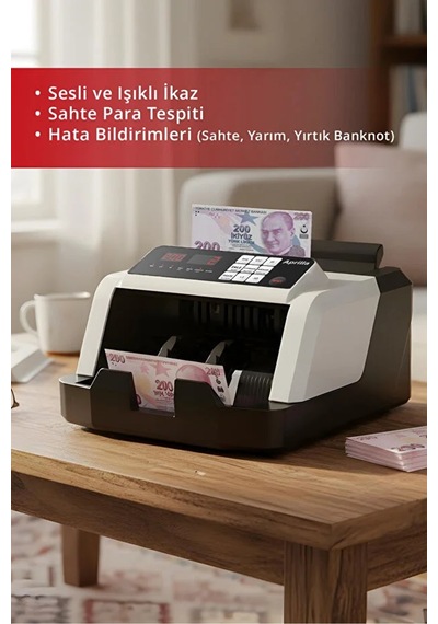 Aprilla Abc-8810 Otomatik Para Sayma Makinesi