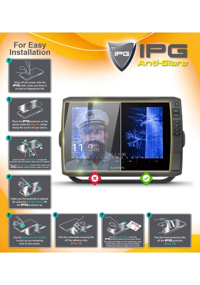 Raymarine Element 12 Hv Chırp Sonar Gps - Ipg Mat Ekran Koruyucu