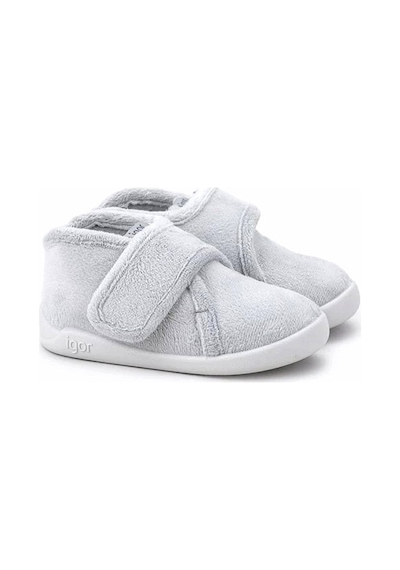 İgor Unisex Çocuk Homie Cırtlı Yumuşak Panduf - Gri 017-piedra