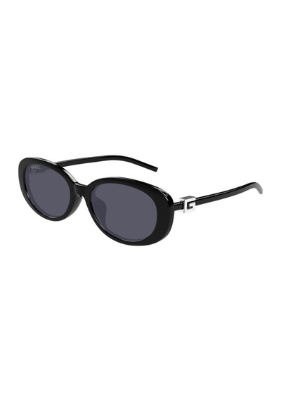 Gucci Gg 1684sa 001 55 Kadın Oval Siyah Kemik Güneş Gözlüğü Siyah