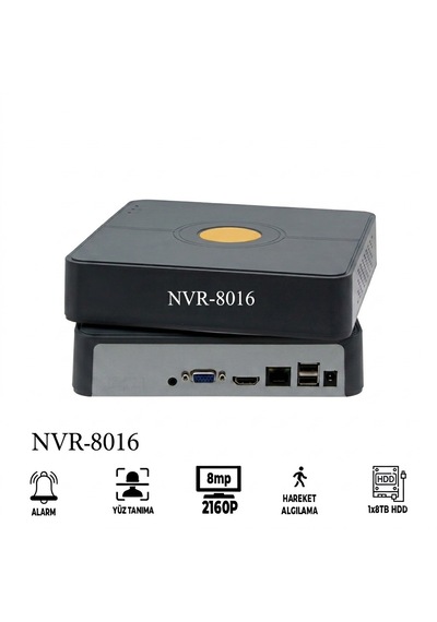 Baff Nvr-8010 8mp 4k Ultra Hd Xmeye Tabanlı Network Kamera Kayıt Cihazı 10 Kanal Seçenekleriyle