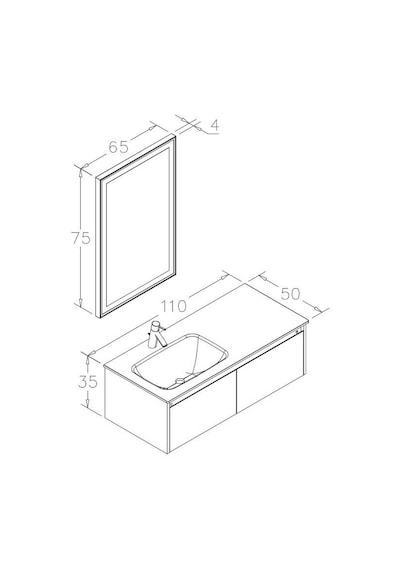 Orka Lisbon 110 Cm Mdf Antrasit Banyo Dolabı Alt Modül Ve Lavabo Antrasit Orka Lisbon 110 Cm Mdf Antrasit Banyo Dolabı Alt Modül Ve Lavabo Antrasit