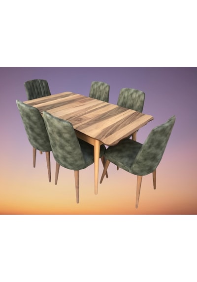 Masa Sandalye Kütük Desen Takım Model Kayın Torna Retro Ayak Açılır 6adet Çizgi Sandalye El Yapım Masa Sandalye Kütük Desen Takım Model Kayın Torna Retro Ayak Açılır 6adet Çizgi Sandalye El Yapım