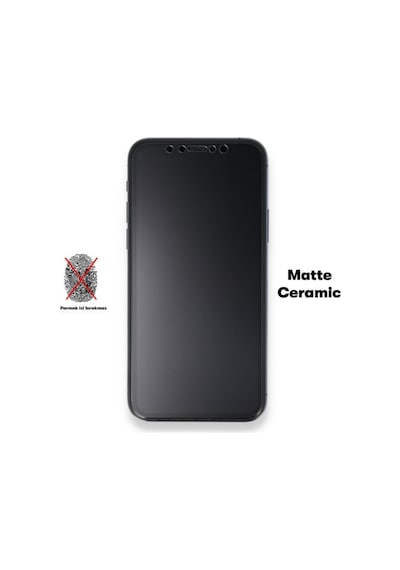 Apple Uyumlu   iPhone 11 Ekran Koruyucu Tam Kaplayan Mat Seramik Nano