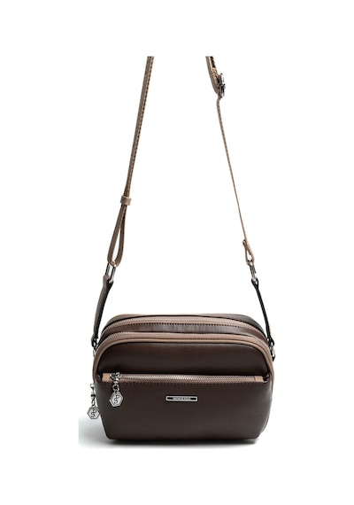 Silver Polo Sp1162 Kadın Çapraz Çanta Düz Kahve-latte
