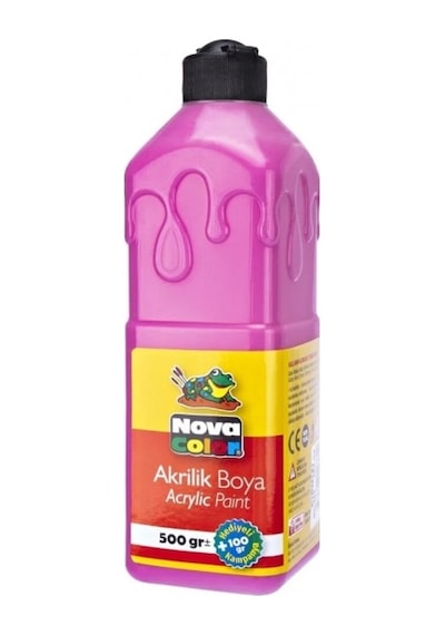 Nova Color Akrilik Boya 500ml Pembe - 3 Adet 016 Pembe