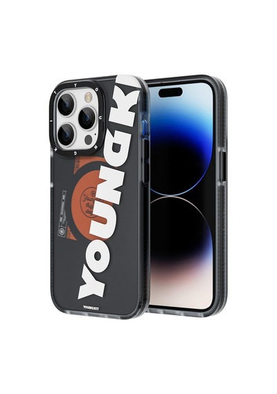 Iphone 14 Pro Uyumlu Kılıf Magsafe İle Uyumlu Binfen Serisi Yazı Temalı Kapak. Çok Renkli