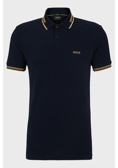Boss Erkek Polo Yaka T Shirt 50506193 401 Lacivert Lacivert